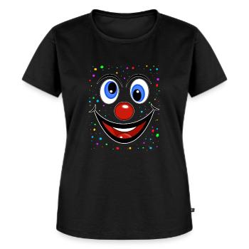 Clown - Women's Premium Organic T-shirt - black - Front - Selfina (174cm)
