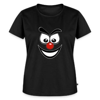 Clown - T-shirt Premium bio Femme - noir - Devant - Selfina (174cm)