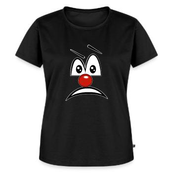Clown - Women's Premium Organic T-shirt - black - Front - Selfina (174cm)
