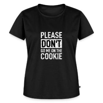 Denglisch - Frauen Premium Bio T-Shirt - Schwarz - Vorne - Selfina (174cm)