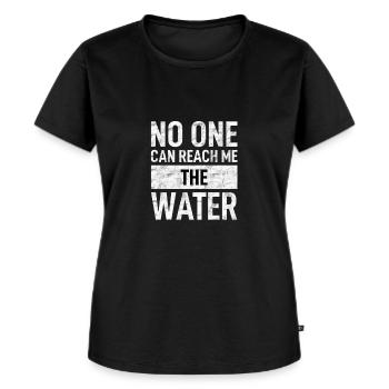 Denglisch - Frauen Premium Bio T-Shirt - Schwarz - Vorne - Selfina (174cm)