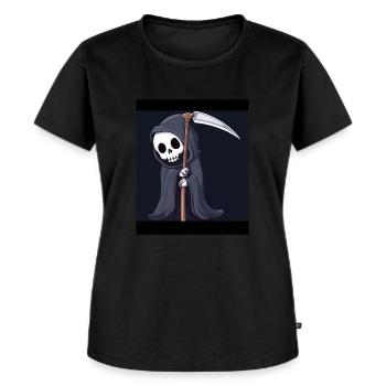 The Grim Reaper - Women's Premium Organic T-shirt - black - Front - Selfina (174cm)
