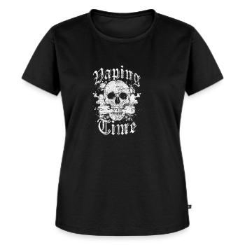 vape - Women's Premium Organic T-shirt - black - Front - Selfina (174cm)