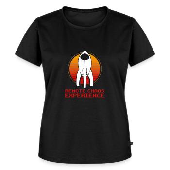 Remote Chaos Experience - Women's Premium Organic T-shirt - black - Front - Selfina (174cm)