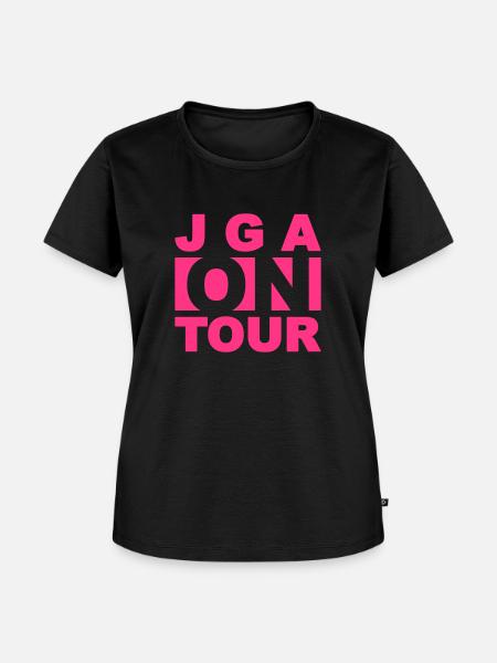 JGA on tour - Frauen Premium Bio T-Shirt - Schwarz
