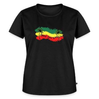 Rasta Got Soul - Frauen Premium Bio T-Shirt - Schwarz - Vorne - Selfina (174cm)