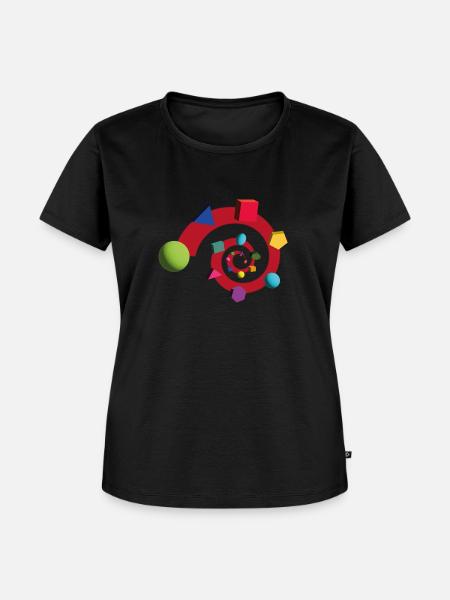 Spirale - Frauen Premium Bio T-Shirt - Schwarz