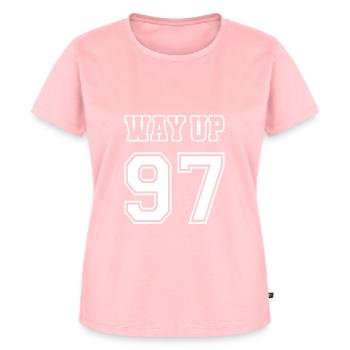 Way Up 97 Vintage anniversaire 1997 - T-shirt Premium bio Femme - rose - Devant - AI Model Female 172 dark (172cm)
