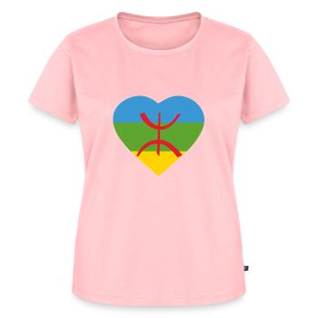 Berbères 2022 - T-shirt Premium bio Femme - rose - Devant - AI Model Female 172 dark (172cm)