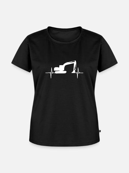 Bagger Bagger Bagger Bagger - Frauen Premium Bio T-Shirt - Schwarz