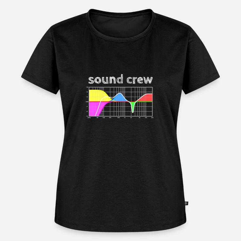 sound crew - parametric equalizer - Women's Premium Organic T-shirt - black