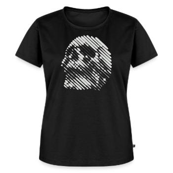 Subtle Skull - Women's Premium Organic T-shirt - black - Front - Selfina (174cm)