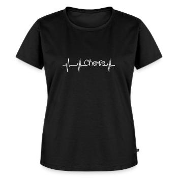 Chemie - Frauen Premium Bio T-Shirt - Schwarz - Vorne - Selfina (174cm)