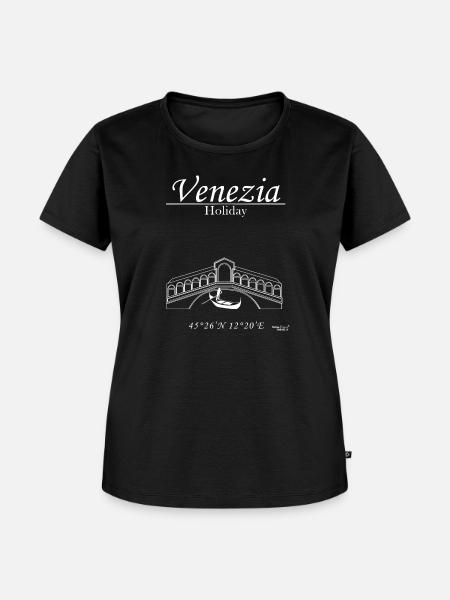 Venezia - Holiday - Frauen Premium Bio T-Shirt - Schwarz