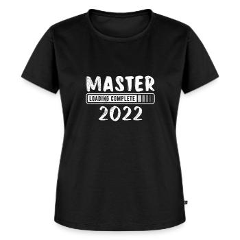 Master 2022 Masterarbeit Master Abschluss - Frauen Premium Bio T-Shirt - Schwarz - Vorne - Selfina (174cm)