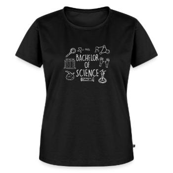 Bachelor Abschluss Bachelor of Science Abschluss - Frauen Premium Bio T-Shirt - Schwarz - Vorne - Selfina (174cm)