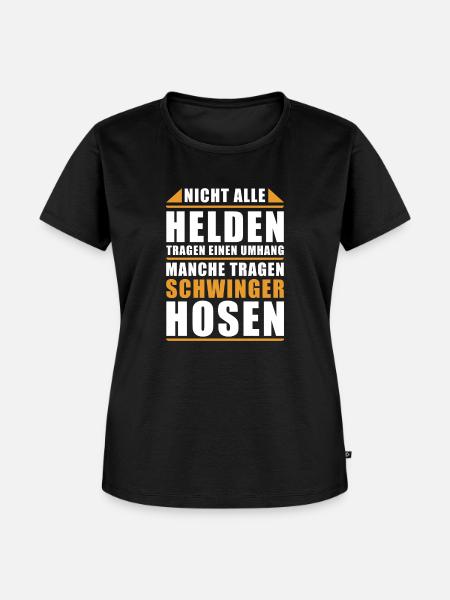Manche tragen Schwingerhosen - Frauen Premium Bio T-Shirt - Schwarz