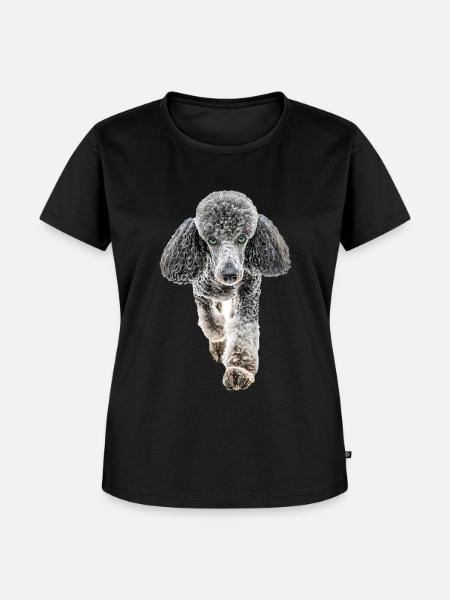 Pudel - Frauen Premium Bio T-Shirt - Schwarz