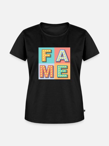 Fame - Frauen Premium Bio T-Shirt - Schwarz