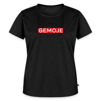 Gemoje Hessisch dialecte cadeau de dialecte de la Sarre - T-shirt Premium bio Femme - noir - Devant - Selfina (174cm)