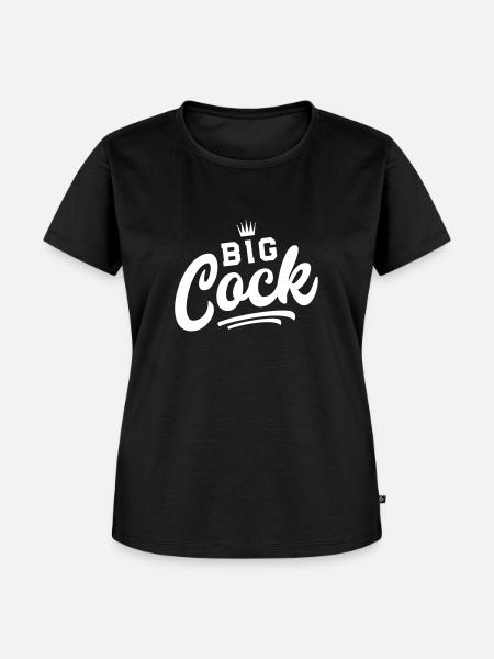 penis big cock - Frauen Premium Bio T-Shirt - Schwarz