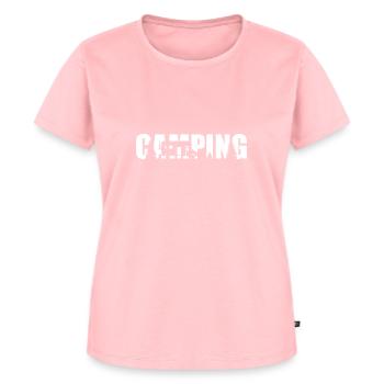 Camping-car - T-shirt Premium bio Femme - rose - Devant - AI Model Female 172 dark (172cm)