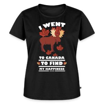 Canada - T-shirt Premium bio Femme - noir - Devant - Selfina (174cm)