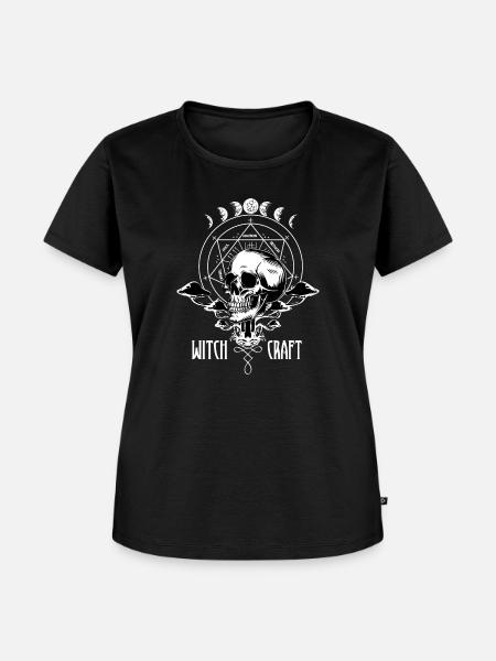 Goth Occult Witchcraft - Frauen Premium Bio T-Shirt - Schwarz