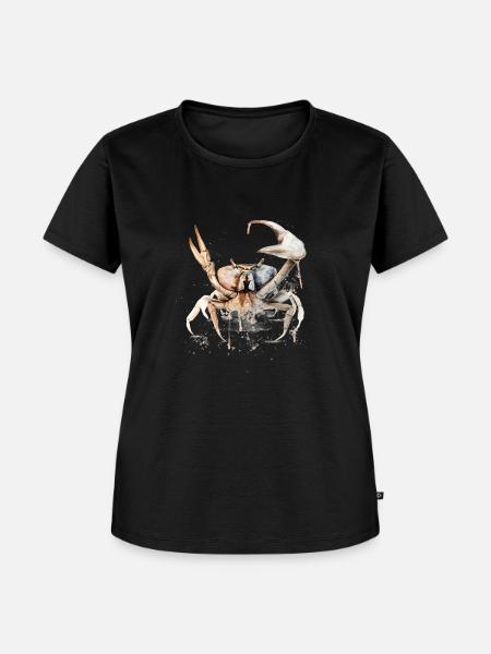 Sternzeichen Krebs - Frauen Premium Bio T-Shirt - Schwarz
