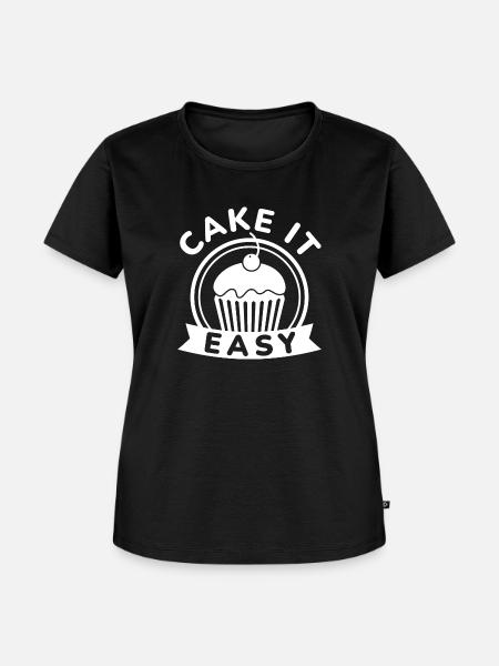 Cake It Easy - Frauen Premium Bio T-Shirt - Schwarz
