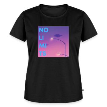 No limits - Women's Premium Organic T-shirt - black - Front - Selfina (174cm)