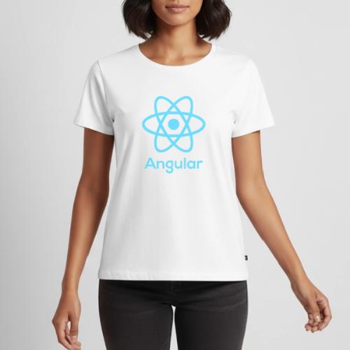 Reactangular – Is it React? Is it Angular? - Frauen Premium Bio T-Shirt