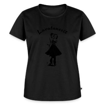 Tanzpaar, Tanzpartner 1 - Frauen Premium Bio T-Shirt - Schwarz - Vorne - Selfina (174cm)