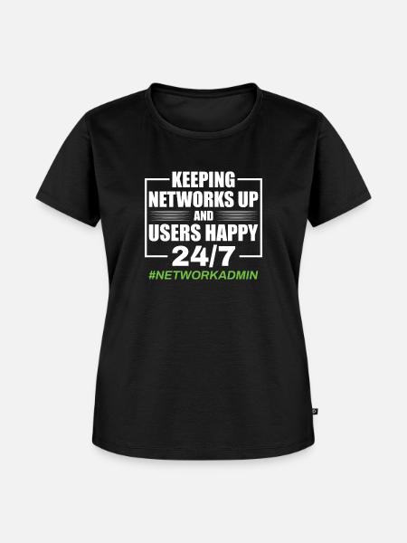 Netværksadministrator Netværksingeniør - Premium økologisk T-shirt til kvinder - sort