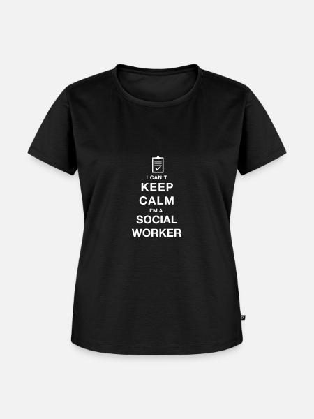 Ich Bin Ein Sozialarbeiter - Frauen Premium Bio T-Shirt - Schwarz