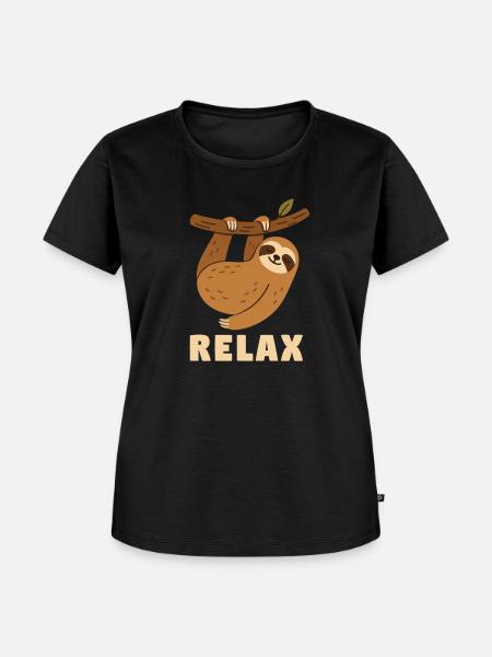 Relax - Frauen Premium Bio T-Shirt - Schwarz