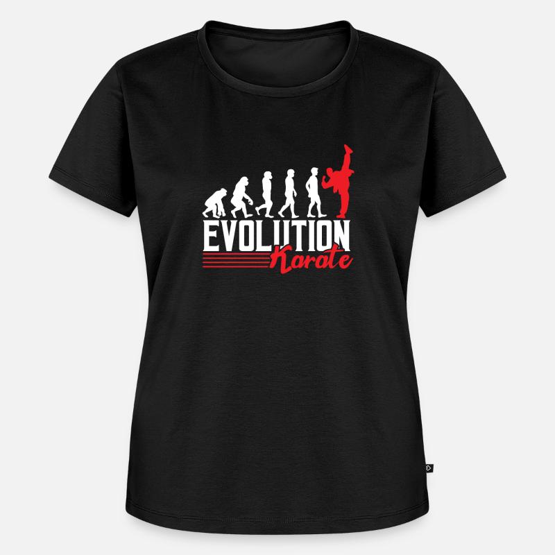 Evolution karate - Women's Premium Organic T-shirt - black