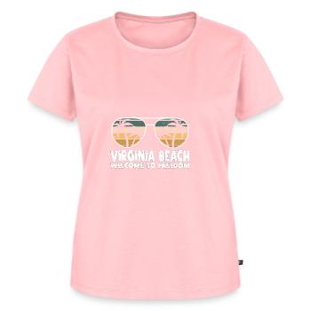 Virginia Beach Bienvenue à Freedom Holiday Jump - T-shirt Premium bio Femme - rose - Devant - AI Model Female 172 dark (172cm)