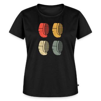 Fechten Fechtsport Fencing Fencer Fechter - Women's Premium Organic T-shirt - black - Front - Selfina (174cm)
