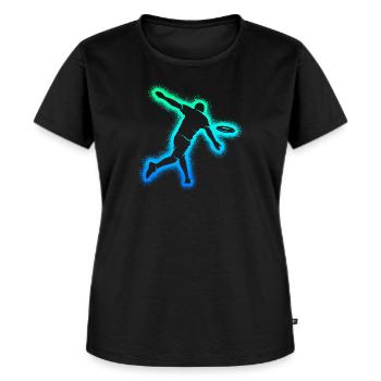 Disc Golf Kinder Männer Jungen Discgolfer - Frauen Premium Bio T-Shirt - Schwarz - Vorne - Selfina (174cm)