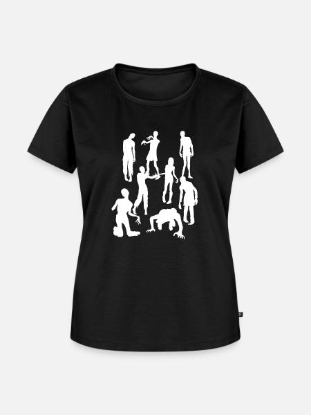 ZOMBIE - Frauen Premium Bio T-Shirt - Schwarz