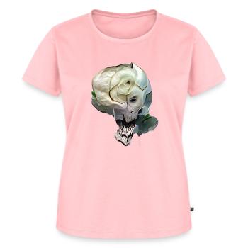 Skull Rose - Women's Premium Organic T-shirt - rose - Front - AI Model Female 172 dark (172cm)