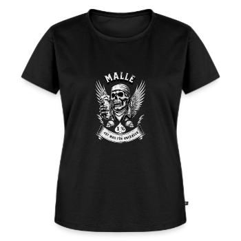 Malle is for beginners - Women's Premium Organic T-shirt - black - Front - Selfina (174cm)