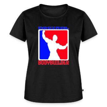 Bodybuilders, Bodybuilders Oldschool, Bodybulding - T-shirt Premium bio Femme - noir - Devant - Selfina (174cm)