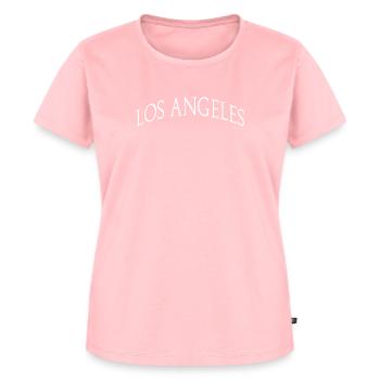 Los Angeles - T-shirt Premium bio Femme - rose - Devant - AI Model Female 172 dark (172cm)