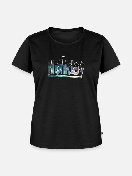 Holliday - Frauen Premium Bio T-Shirt - Schwarz