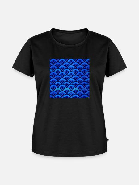 BLUE SEA - Women's Premium Organic T-shirt - black