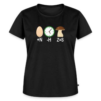 Ein Urpils - Bilderrätsel Bier Saarland - Frauen Premium Bio T-Shirt - Schwarz - Vorne - Selfina (174cm)