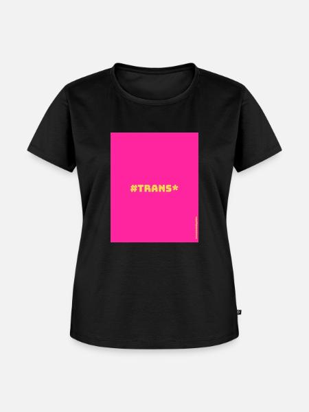 Trans* - Frauen Premium Bio T-Shirt - Schwarz