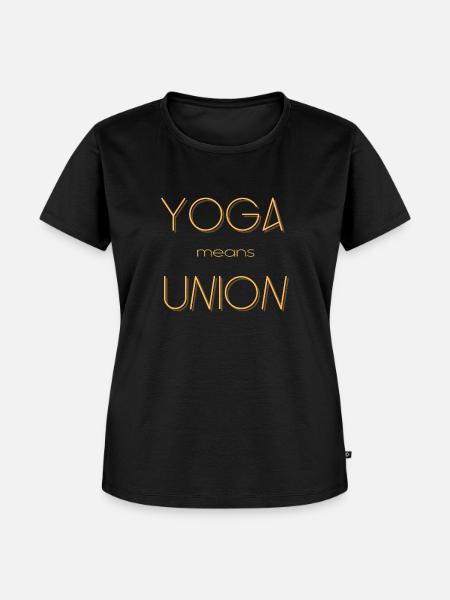 Yoga - Bedeutung - Frauen Premium Bio T-Shirt - Schwarz